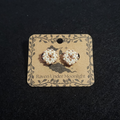 Light Beige & White Stud Set