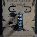 Two Tone Blue Anxiety Ring - Size 6.5