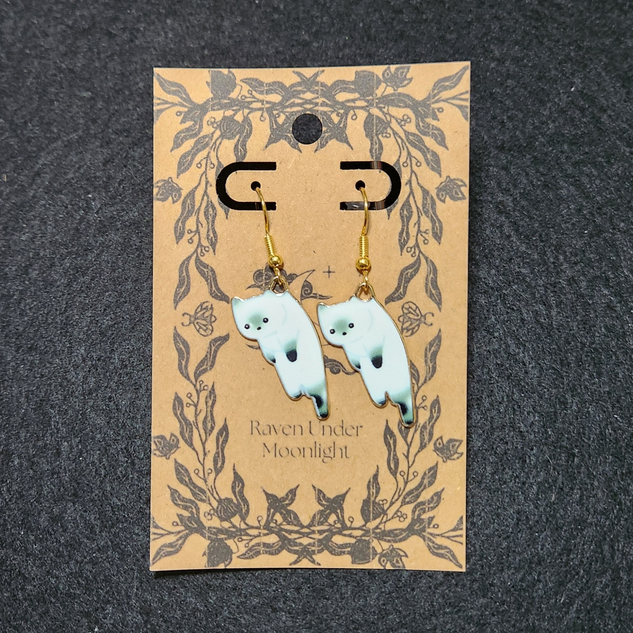 Kitten Dangle (Grey & White)