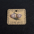 Light Beige, Lavender & Pale Mauve Stud Set