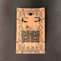 The Strength - Metal Tarot Dangles (Gold)