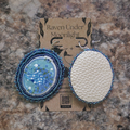 Large Center Blue Seashell (Seed Beads)