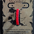 Bright Red Anxiety Ring - Size 7