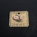 Light Pink & Plumeria Stud Set