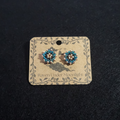 Rainbow Teal & Black Variation A Stud Set