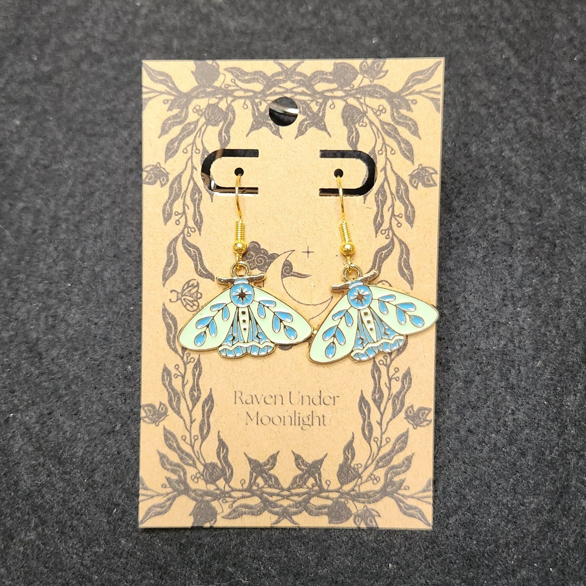 Metal Mystic Moth (Light Blue)