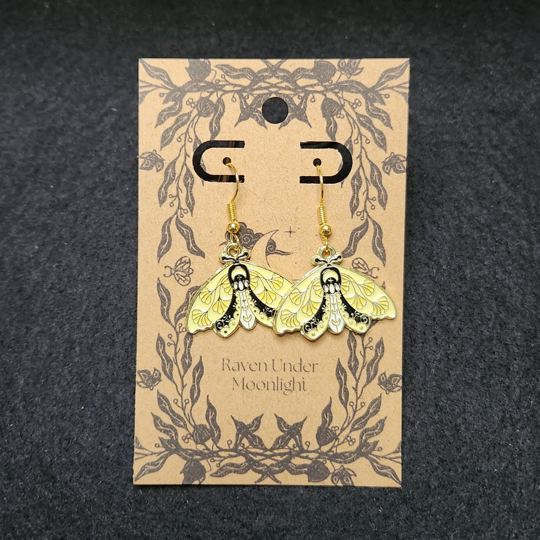 Metal Mystic Moth (Yellow)