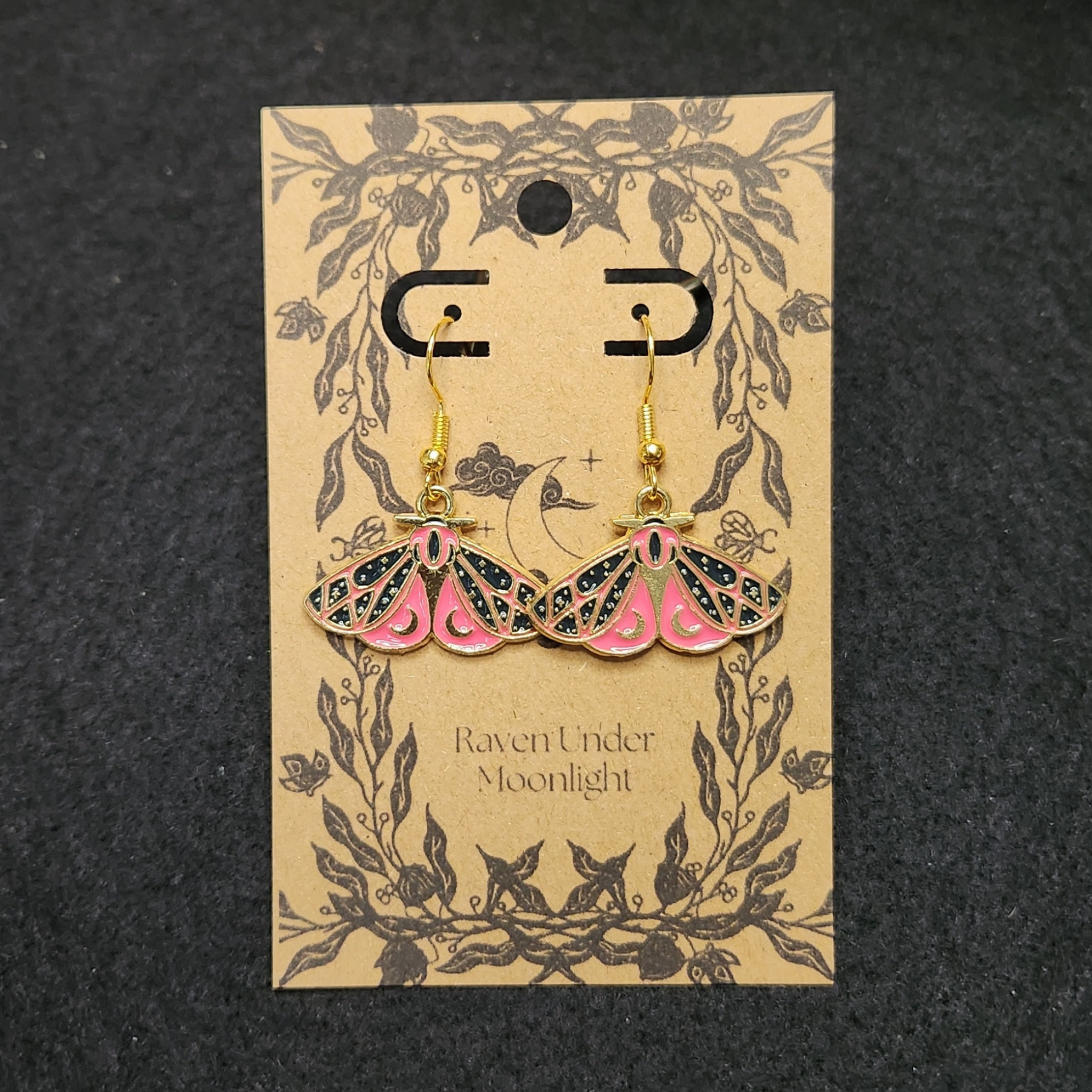 Metal Mystic Moth (Bright Pink)