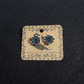 Rainbow Teal & Black Variation C Stud Set