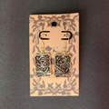 The Star - Metal Tarot Dangles (Gold)