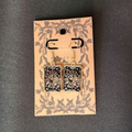 The Lovers - Metal Tarot Dangles (Gold)