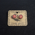 Cherry & Black Stud Set