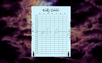 Minimalistic Mystic Hourly/Weekly Schedule Bundle