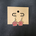 Glitter Paw Prints (Dark Pink)