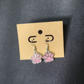 Glitter Paw Prints (Light Pink)