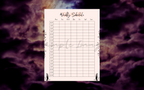 Minimalistic Mystic Hourly/Weekly Schedule Bundle