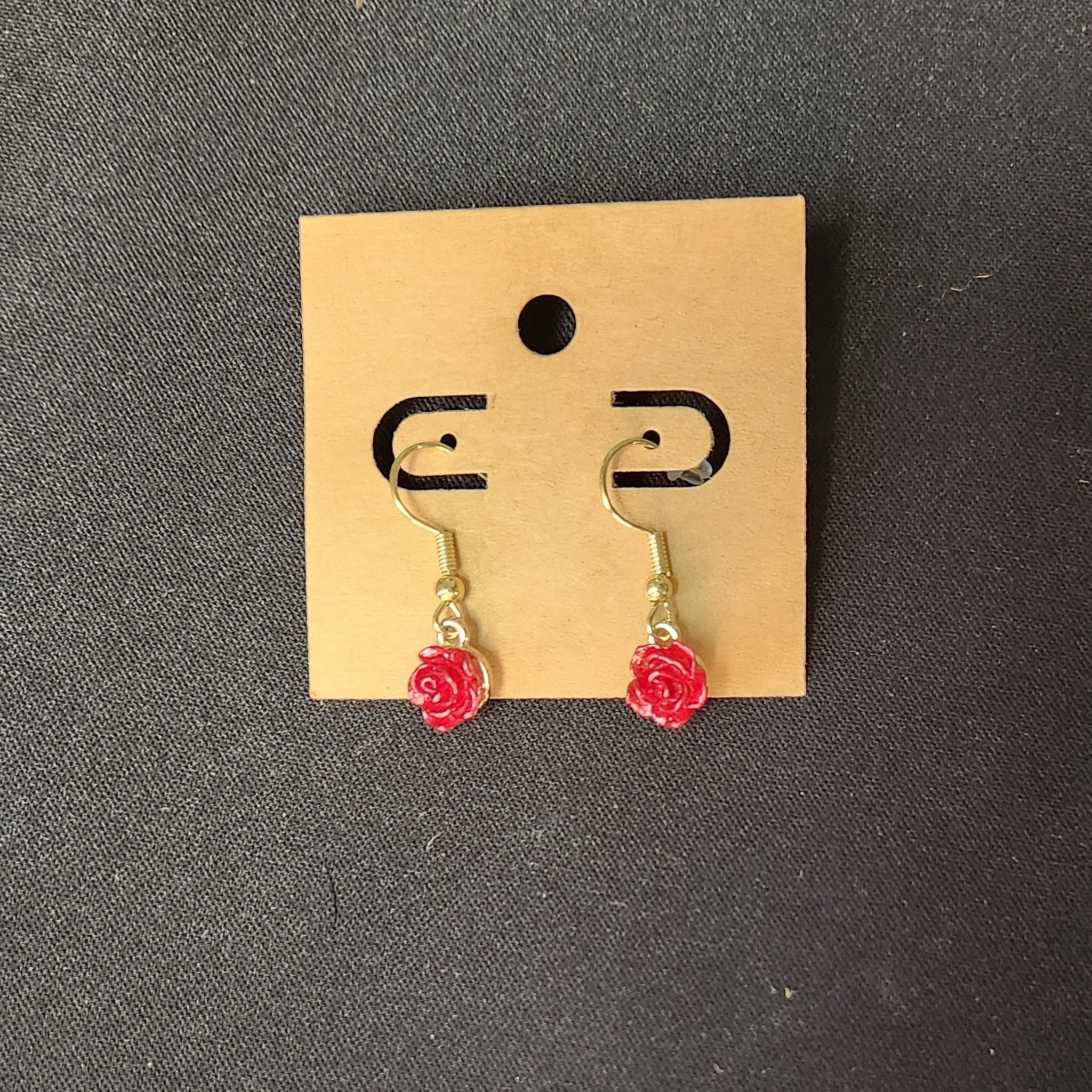 Tiny Red Rose Blooms